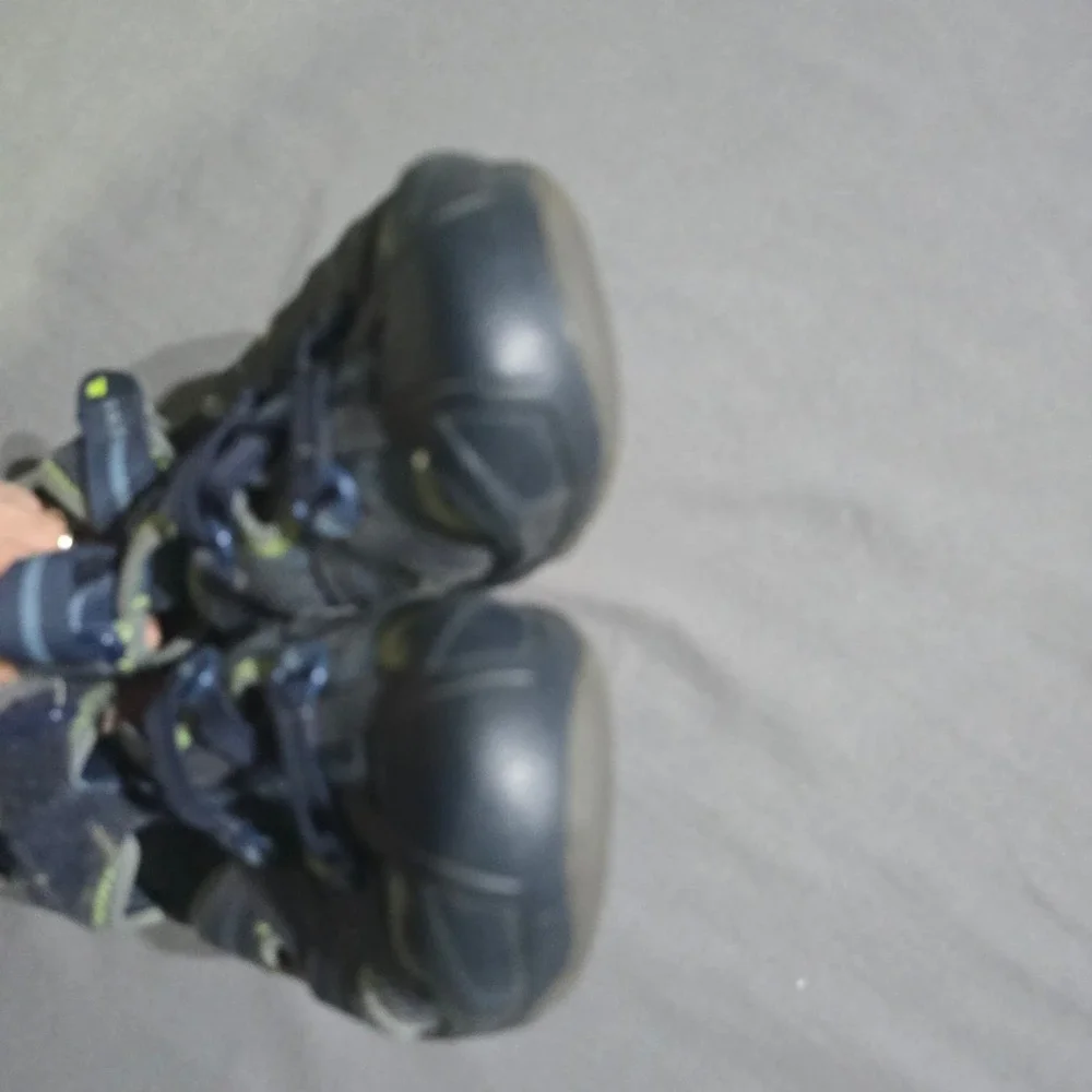 Merrell Hydro Sandals Kids Size 5 Navy Blue Green MY53375 Hiking Water Shoes